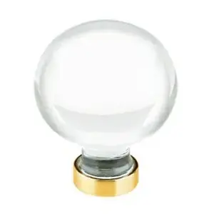 Emtek 86395US4 Bristol 1-1/4" Cabinet Knob Satin Brass Finish