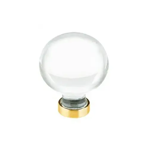Bristol 1-1/4" Cabinet Knob Satin Brass Finish