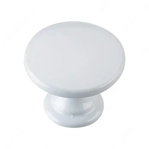 Transitional Metal Knob - 881 White Transitional Metal Knob - 881 White