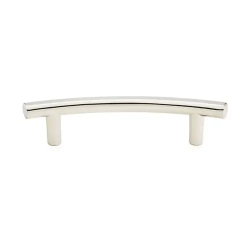 T-Curve Bar 6" Cabinet Pull Bright Nickel Finish T-Curve Bar 6" Cabinet Pull Bright Nickel Finish