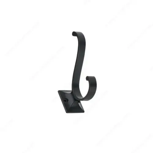 Transitional Metal Hook - 924 Matte Black Transitional Metal Hook - 924 Matte Black