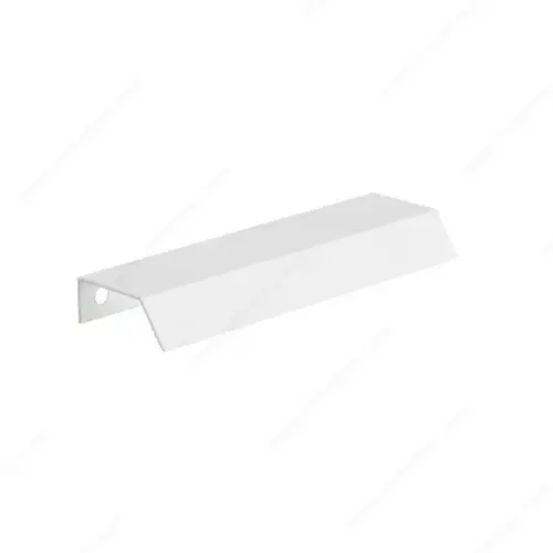 Modern Aluminum Edge Pull - 9494 White Modern Aluminum Edge Pull - 9494 White