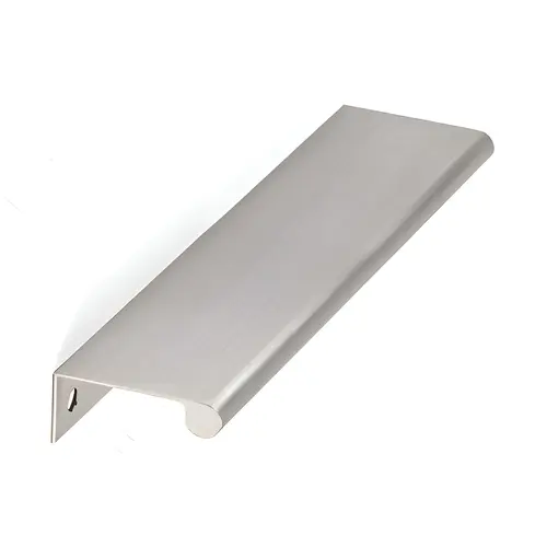 Modern Aluminum Edge Pull - 9696 Stainless Steel
