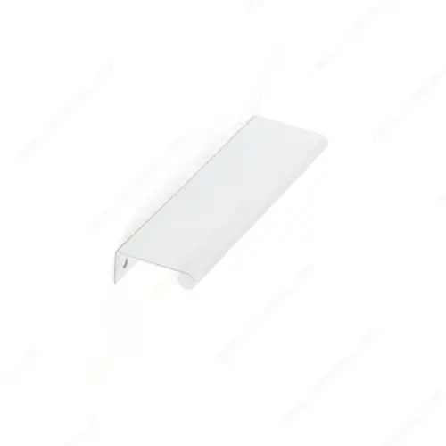 Modern Aluminum Edge Pull - 9696 White Modern Aluminum Edge Pull - 9696 White