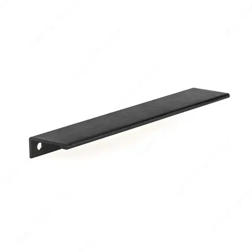 Modern Aluminum Edge Pull - 9898 Brushed Black Modern Aluminum Edge Pull - 9898 Brushed Black