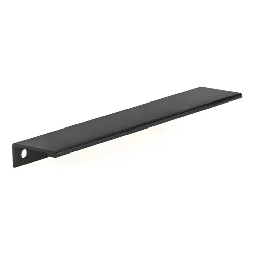 Modern Aluminum Edge Pull - 9898 Brushed Black