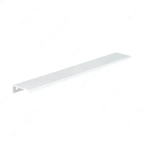 Modern Aluminum Edge Pull - 9898 White