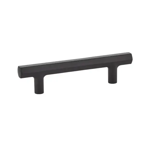 3-1/2" Mod Hex Pull Flat Black Finish 3-1/2" Mod Hex Pull Flat Black Finish