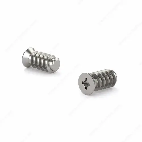 Stainless Steel Euro Screw M6, Flat Head, Quadrex Drive - pack of 1000 Stainless Steel Euro Screw M6, Flat Head, Quadrex Drive - pack of 1000