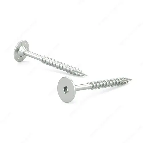 PREMIUM CAB Wood Screw, Square Drive, Coarse Thread Zinc PREMIUM CAB Wood Screw, Square Drive, Coarse Thread Zinc