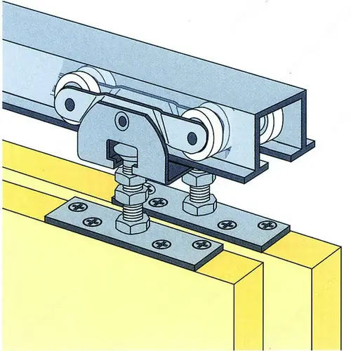 Bi-Passing Door Track Set - 3/4" Bi-Passing Door Track Set - 3/4"