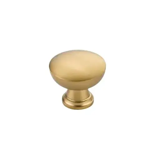1-1/4" Overland Cabinet Knob Satin Brass Finish
