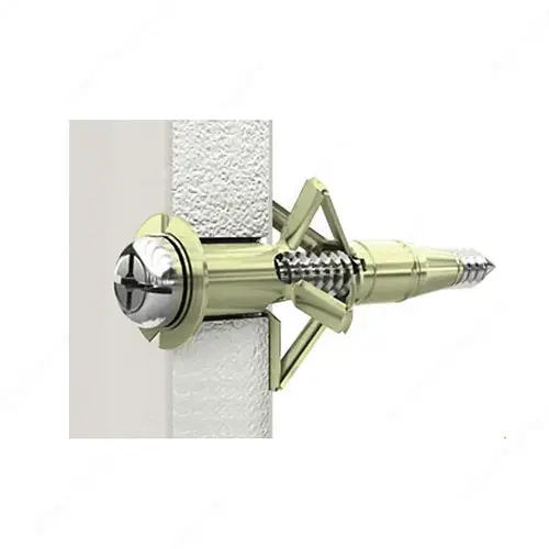 Hollow Wall Anchor, 2 in L, Zinc, 36 kg - pack of 8 Hollow Wall Anchor, 2 in L, Zinc, 36 kg - pack of 8