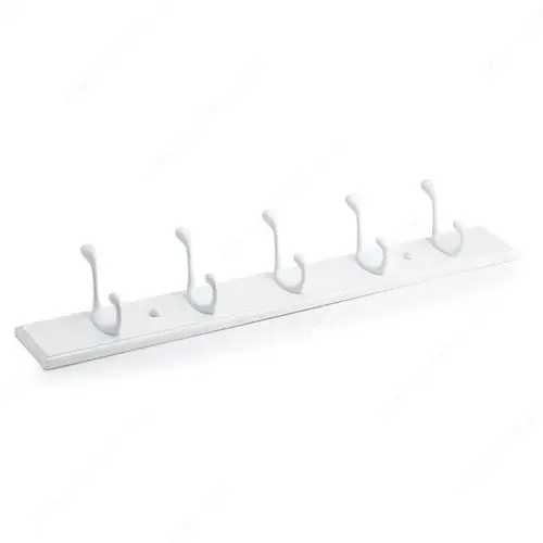 Utility Hook Rack - 0202 White Utility Hook Rack - 0202 White