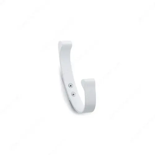 Modern Aluminum Hook - 1320 White Modern Aluminum Hook - 1320 White