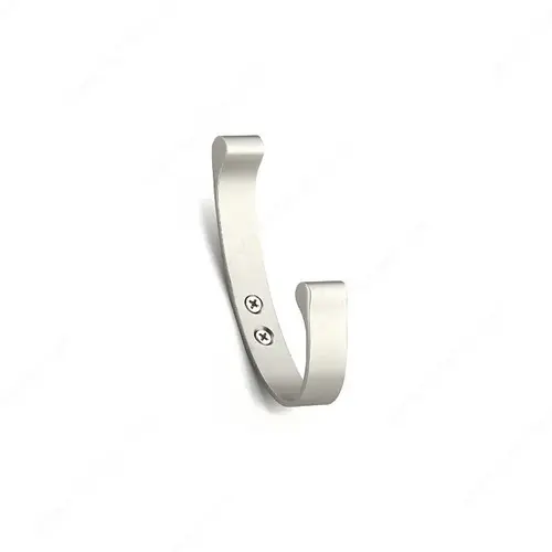 Modern Aluminum Hook - 1320 Brushed Nickel Modern Aluminum Hook - 1320 Brushed Nickel