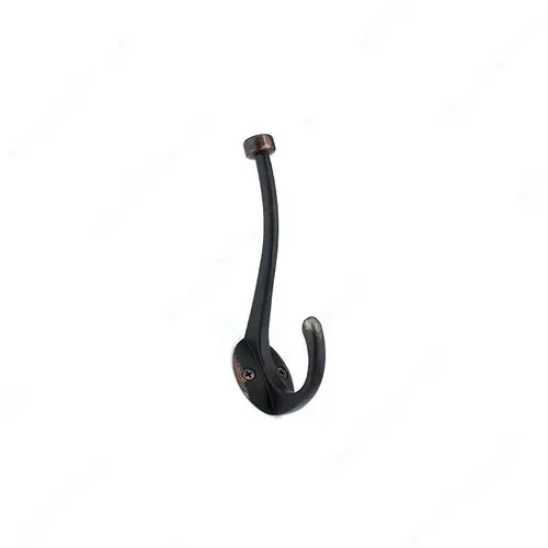 Transitional Metal Hook - 026 Brushed Oil-Rubbed Bronze Transitional Metal Hook - 026 Brushed Oil-Rubbed Bronze