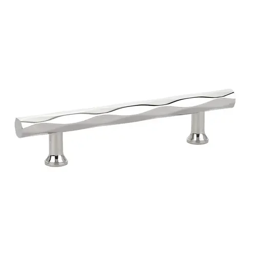 12" Center to Center Tribeca Cabinet Pull Bright Nickel Finish 12" Center to Center Tribeca Cabinet Pull Bright Nickel Finish