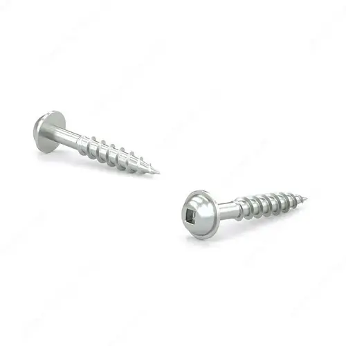 Zinc-Plated Wood Screw, Pan Washer Head, Square Drive, Coarse Thread, Regular Wood Point - pack of 8000 Zinc-Plated Wood Screw, Pan Washer Head, Square Drive, Coarse Thread, Regular Wood Point - pack of 8000
