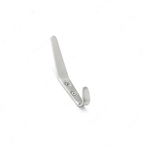 Modern Metal Hook - 1513 Brushed Nickel Modern Metal Hook - 1513 Brushed Nickel