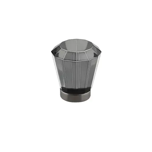 1-5/8" Brookmont Smoke Crystal Wardrobe Knob Oil Rubbed Bronze Finish 1-5/8" Brookmont Smoke Crystal Wardrobe Knob Oil Rubbed Bronze Finish