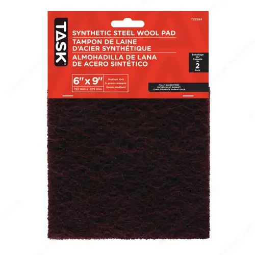 Synthetic Steel Wool Pad Maroon Synthetic Steel Wool Pad Maroon