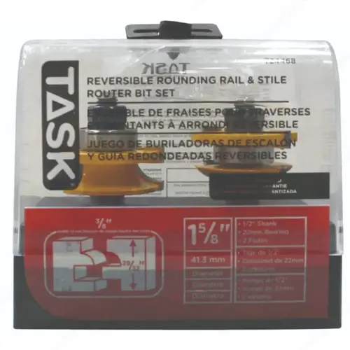 Reversible Rounding Rail & Stile Router Bit Set Reversible Rounding Rail & Stile Router Bit Set