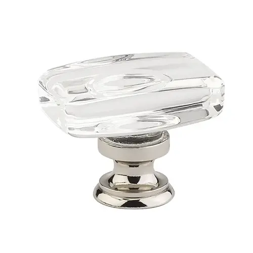 Windsor 1-5/8" Crystal Cabinet Knob Bright Nickel Finish Windsor 1-5/8" Crystal Cabinet Knob Bright Nickel Finish