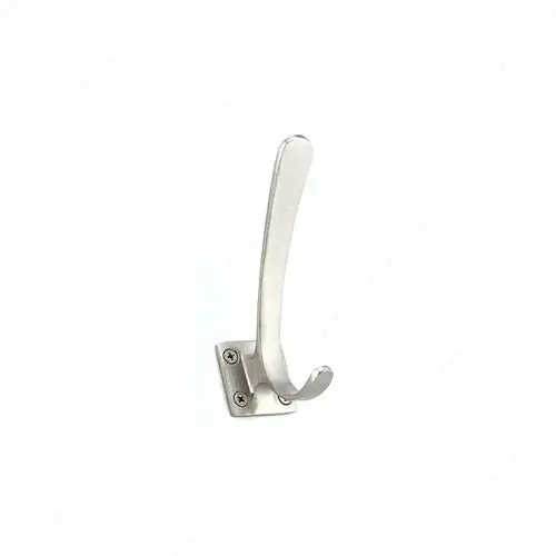 Modern Metal Hook - 6216 Brushed Nickel Modern Metal Hook - 6216 Brushed Nickel