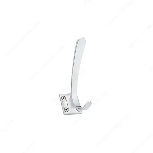 Modern Metal Hook - 6216 Chrome Modern Metal Hook - 6216 Chrome