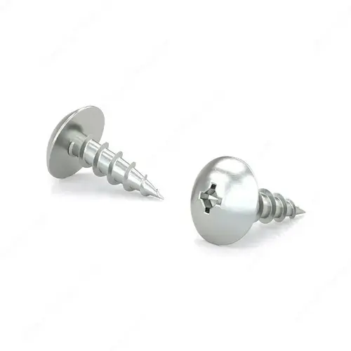 Zinc-Plated Wood Screw, Truss Head, Quadrex Drive, Coarse Thread, Regular Wood Point - pack of 1000 Zinc-Plated Wood Screw, Truss Head, Quadrex Drive, Coarse Thread, Regular Wood Point - pack of 1000