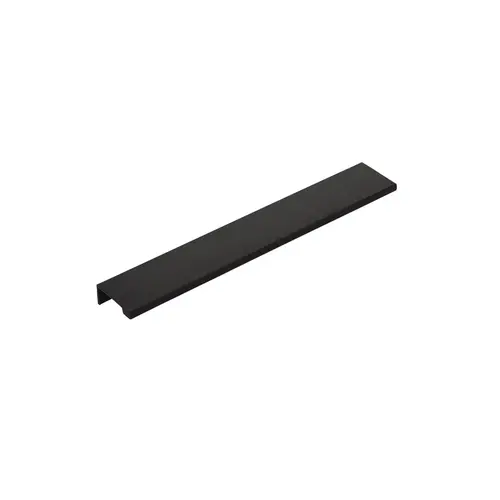 10" Center to Center Cabinet Edge Pull Flat Black Finish 10" Center to Center Cabinet Edge Pull Flat Black Finish