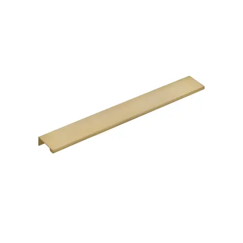 12" Center to Center Cabinet Edge Pull Satin Brass Finish