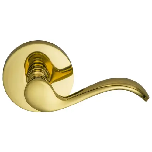 895 Lever with Modern Rose Passage Lever with 2-3/8" Backset, Full Lip Strike Bright Brass Finish 895 Lever with Modern Rose Passage Lever with 2-3/8" Backset, Full Lip Strike Bright Brass Finish