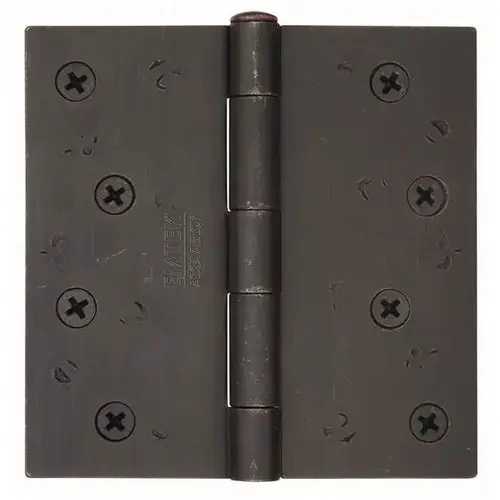 4" X 4" Square Steel Residential Duty Hinge Medium Bronze Finish Pair 4" X 4" Square Steel Residential Duty Hinge Medium Bronze Finish Pair