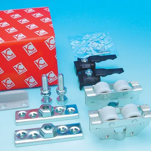 Accessory Kit for Sliding Doors with Ball-Bearing Rollers