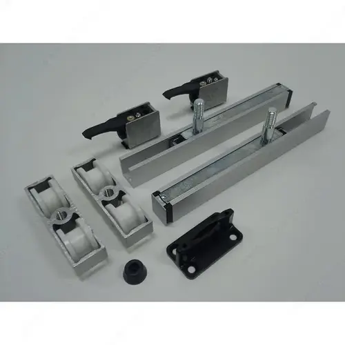 Hardware Set for One Sliding Door HAWA JUNIOR 80B (Mod) with Two Track Stoppers Hardware Set for One Sliding Door HAWA JUNIOR 80B (Mod) with Two Track Stoppers
