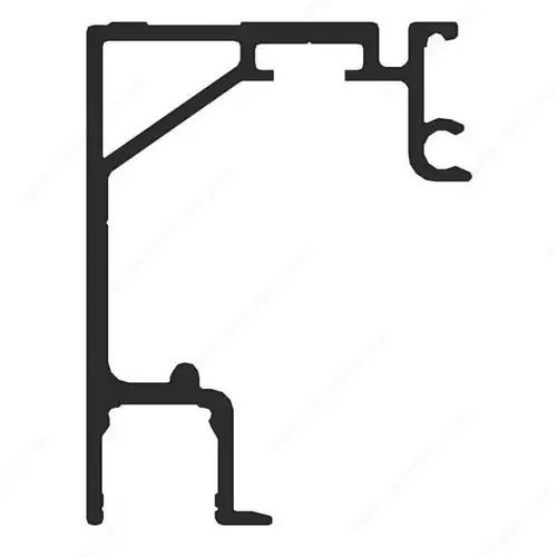 Solo Vetro 80 Upper Track Type 2720 for Sliding and Fixed Glass Doors