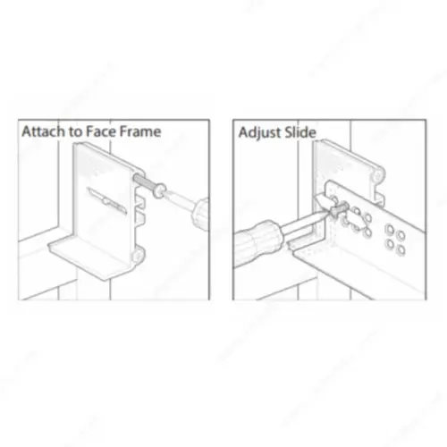 Tenn-Tex Plastics B-393 Undermount Inset Bracket Kit; 50 Per Box, Polybag Tenn-Tex Plastics B-393 Undermount Inset Bracket Kit; 50 Per Box, Polybag