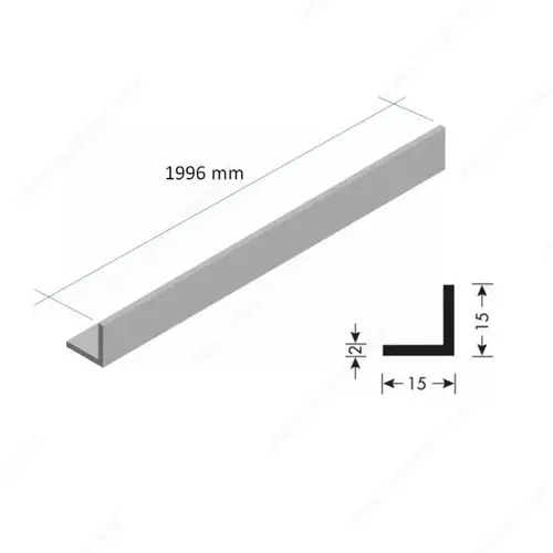 PS23 Guide Rail Anodized Silver