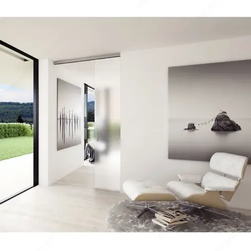 HAWA Porta 100 GM Ceiling Mount Sliding Glass Door System HAWA Porta 100 GM Ceiling Mount Sliding Glass Door System