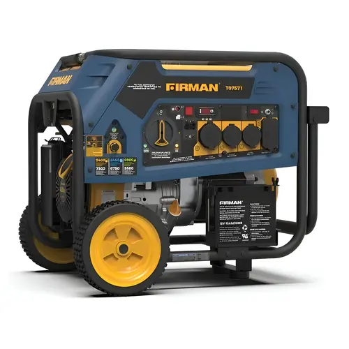Tri Fuel 7500W Portable Generator Electric Start 120/240V