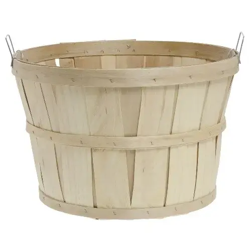 Wood Bushel Basket - Full Bushel 17-1/2 x 11-1/2 - pack of 12