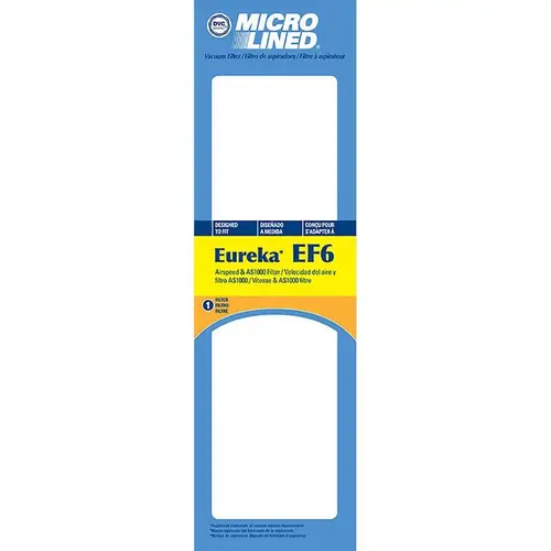 Vacuum Filter Micro Lined For Eureka EF6