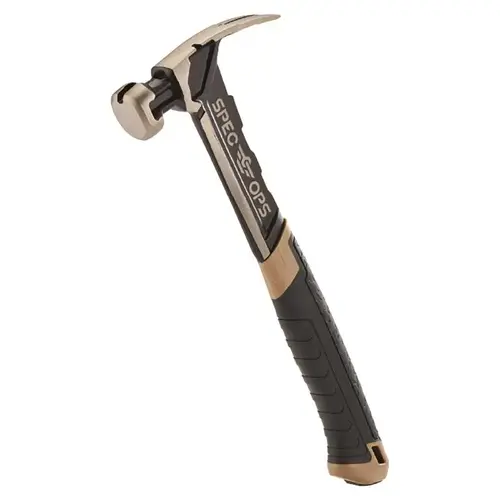 Spec Ops Framing Hammer, 28 oz Head, Milled Face, Rip Claw Head, HCS Head