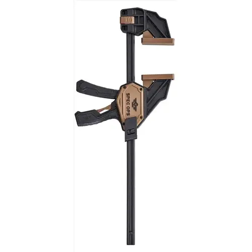 Spec Ops Large Bar Clamp, 330 lb, 13-1/8 in Max Opening Size, Steel Body