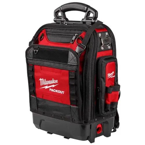 Backpack Packout 18" W X 20" H Ballistic Polyester 42 pocket Black/Red Black/Red Backpack Packout 18" W X 20" H Ballistic Polyester 42 pocket Black/Red Black/Red