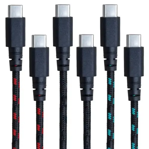 Cable Type C to Type C 9" Assorted Assorted Cable Type C to Type C 9" Assorted Assorted