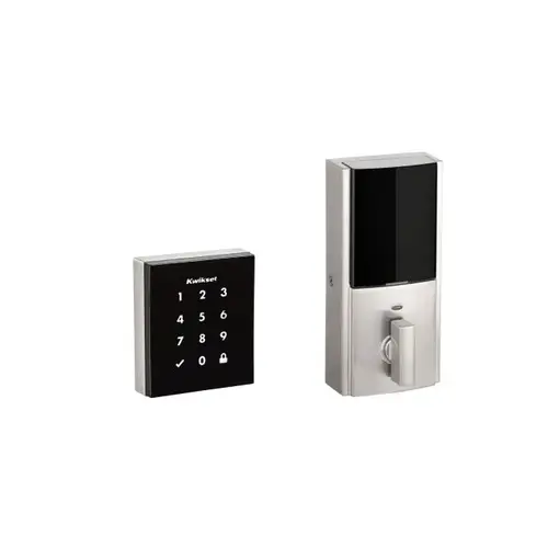 Obsidian Touchpad Electronic Keyless Smartcode Deadbolt with Z-Wave Satin Nickel Finish Obsidian Touchpad Electronic Keyless Smartcode Deadbolt with Z-Wave Satin Nickel Finish