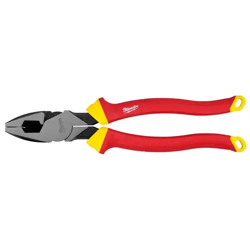 9 In. 1000V Insulated Lineman's Pliers Red 9 In. 1000V Insulated Lineman's Pliers Red